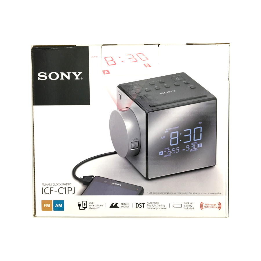 Sony ICFC1PJ Alarm Clock AM/FM Radio, ICFC1PJ