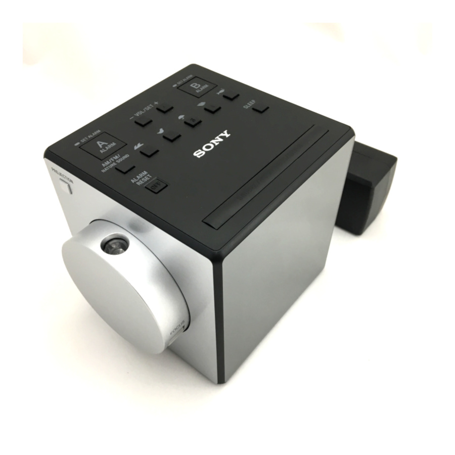 Sony ICFC1PJ Alarm Clock AM/FM Radio, ICFC1PJ